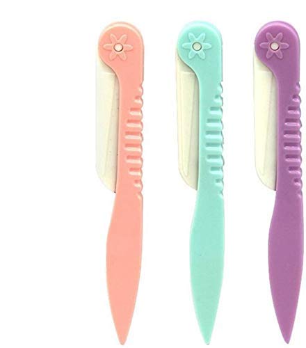 Set of 3 Pcs Eyebrow, Neck, Face, Upper Lips As Well As Unnecessary Hairs Remove Disposable Razor
