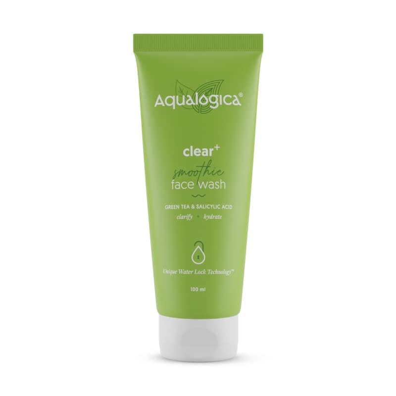 Aqualogica - Clear+ Smoothie Face Wash with Green Tea & Salicylic Acid (100ml)