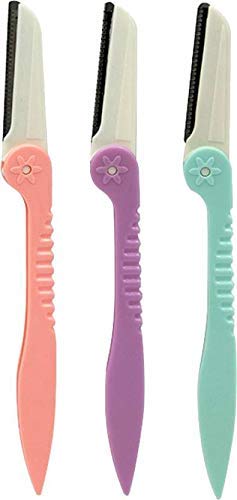 Set of 3 Pcs Eyebrow, Neck, Face, Upper Lips As Well As Unnecessary Hairs Remove Disposable Razor