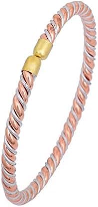 Copper Ashtadhatu Kada Bracelet Adjustable Bangle for Women