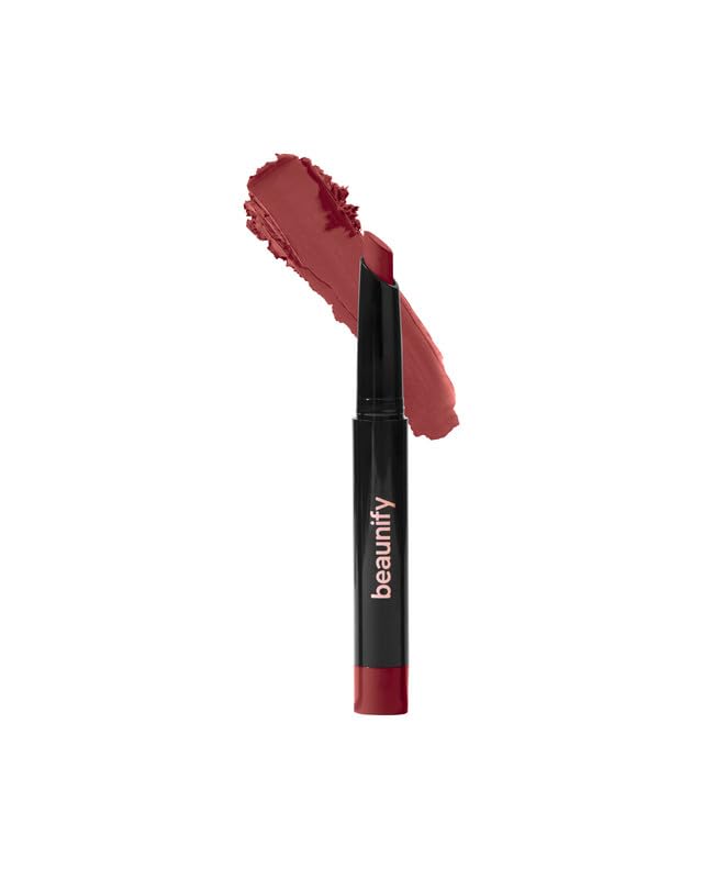 Matte Vibes Transfer Proof Lipstick | Long Lasting, Smooth & Moisturizing Lip Color | Rich Pigment, Soft Finish – For All Skin Tones | 14 Pop Crush | 1.5gm