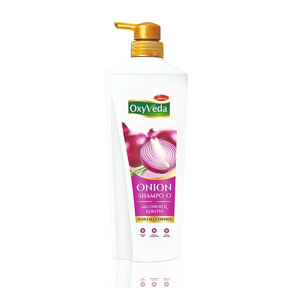 Simco Oxyveda Onion Shampoo 650ml | Hair Fall Control & Strengthening Formula