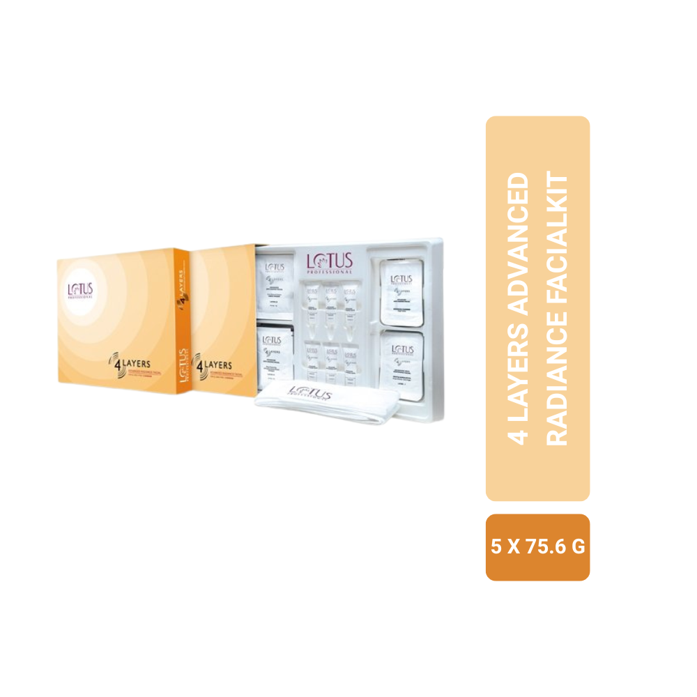 Lotus Professional 4 Layers Advanced Radiance Facialkit (5 X 75.6 G)