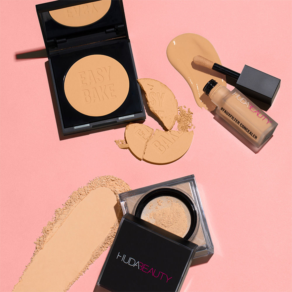 Huda Beauty Easy Bake And Snatch Pressed Powder - Kunafa (8.5 g)