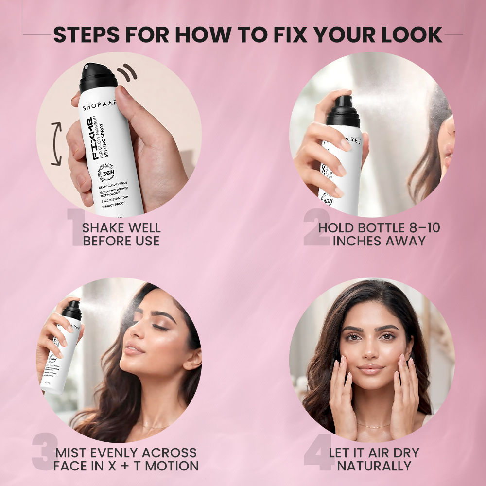 Shopaarel Fixme Air Glow Makeup Setting Spray (100ml)