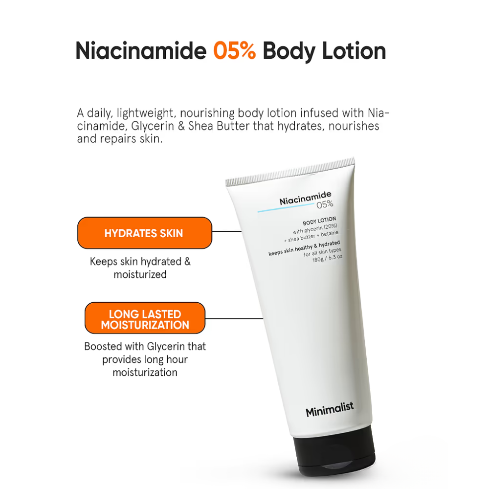 Minimalist Niacinamide 5% Body Lotion 180g
