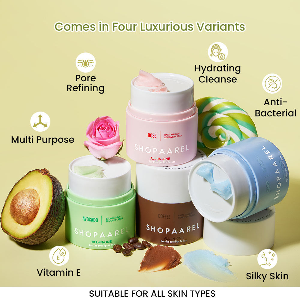 Shopaarel All-In-One Balm Make Up Remover Cream - Rose (50ml)