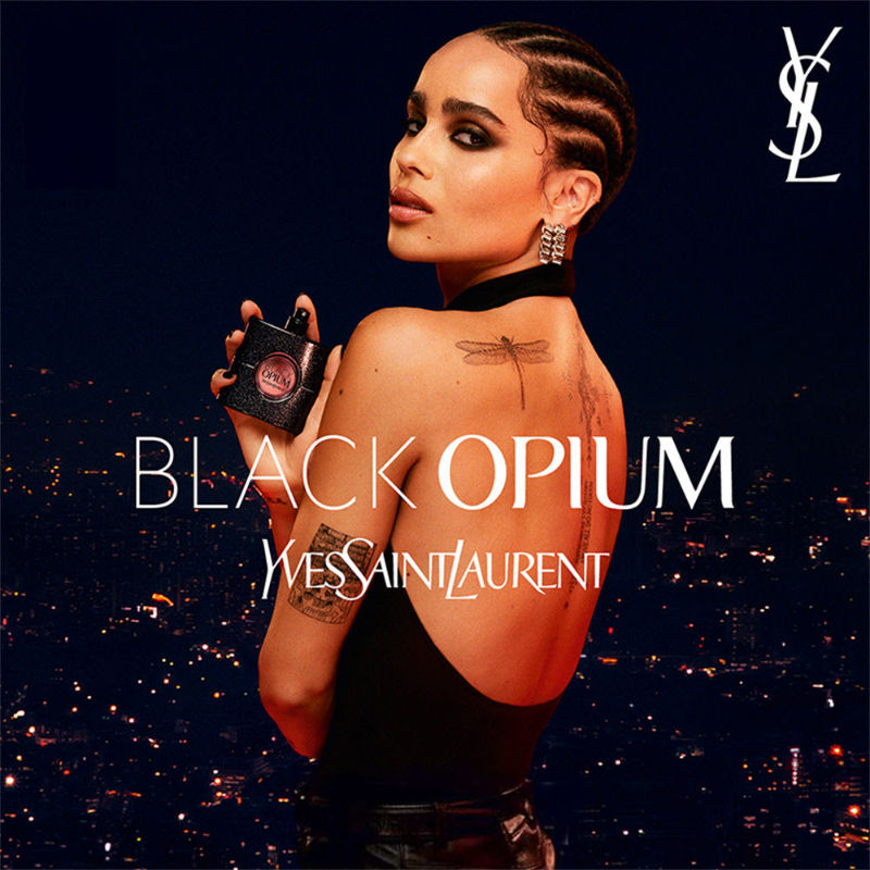 Yves Saint Laurent Black Opium Eau De Parfum - Coffee-Floral Feminine Fragrance (90ml)