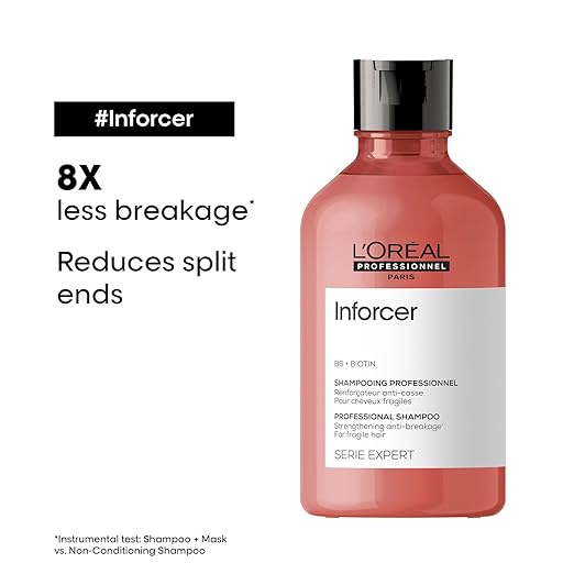 Loreal Paris Proffessional L'Oréal Professionnel Serie Expert Inforcer Shampoo 300 Ml, For Reduced Hair Breakage