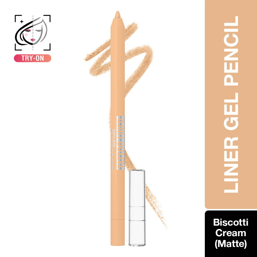 Maybelline New York Waterproof Tattoo Eyeliner Gel Pencil - Biscotti Cream (1.2g)