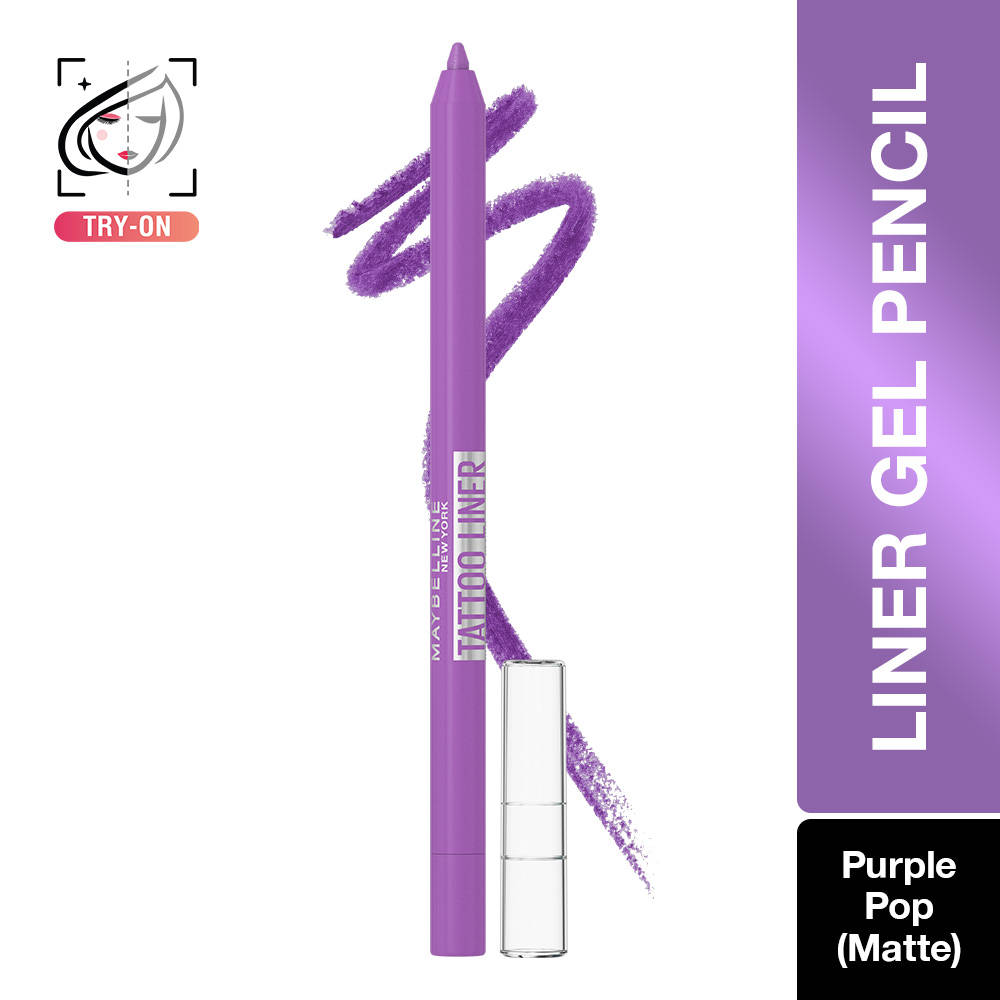 Maybelline New York Waterproof Tattoo Eyeliner Gel Pencil - Purple Pop (1.2g)
