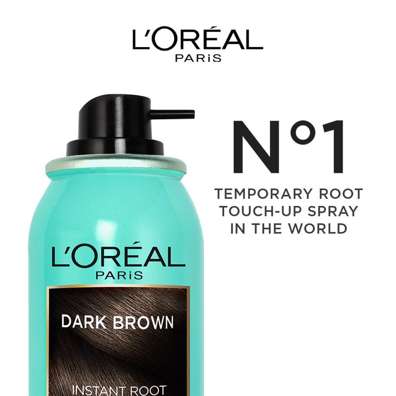 Loreal Paris - (Dark Brown) Magic Retouch Instant Root Concealer Spray Hair color (75mL)