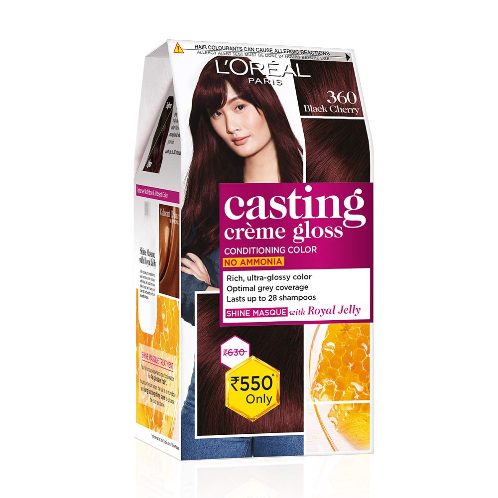 LOREAL PARIS CASTING HAIR COLOR Loreal Paris Casting Creme Gloss Color 360 Black Cherry 87.5g+72ml