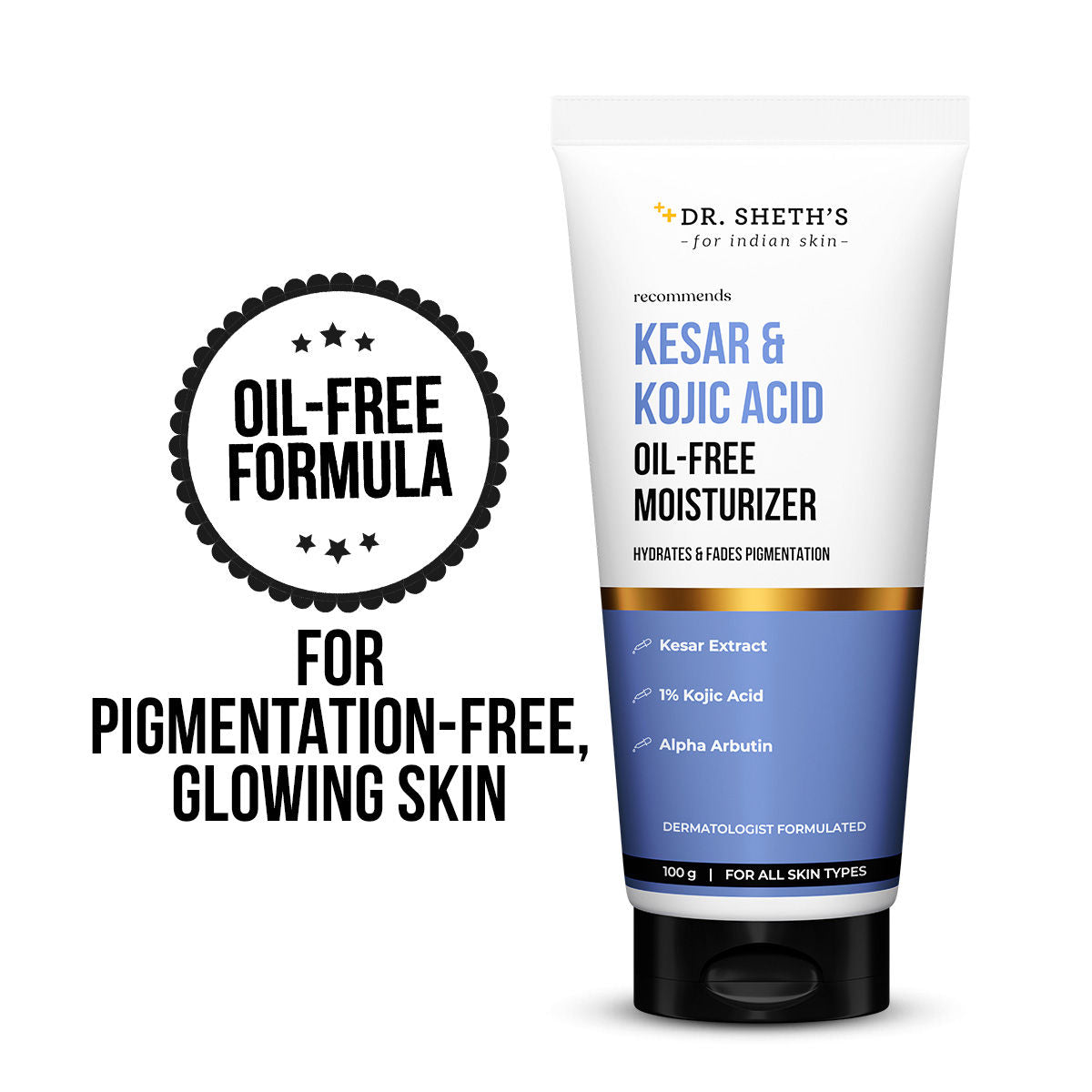 Dr. Sheth's Kesar & Kojic Acid Moisturizer (100g)