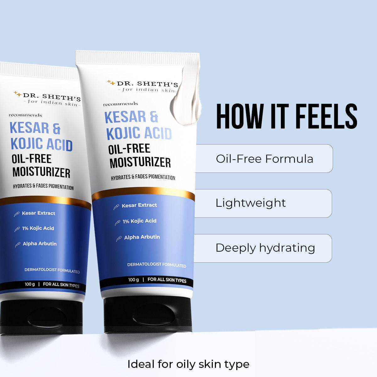 Dr. Sheth's Kesar & Kojic Acid Moisturizer (100g)