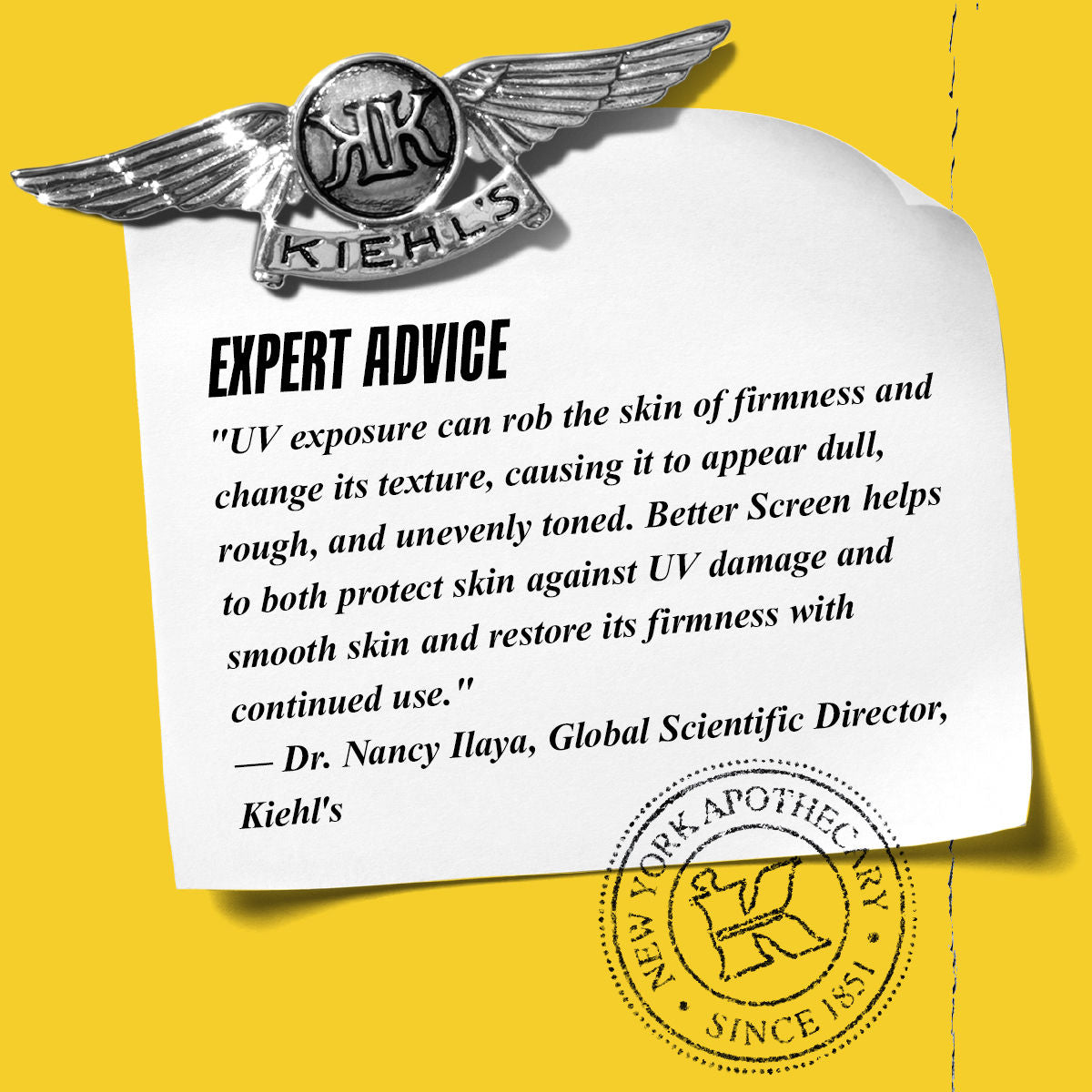 Kiehl's Better Screen UV Serum SPF 50+ Sunscreen with Collagen Peptide (50ml)