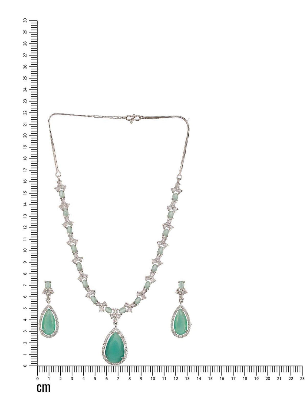 Aatmana Sliver-Plated And Ad Studded Jewellery Set