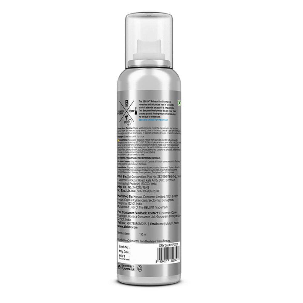 BBlunt Refresh Dry Shampoo To Revive & Volumize (150ml)