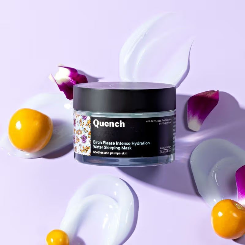 Quench - Intense Hydration Night Cream (Sleeping Mask) For Moisture-Recharging With Birch Juice