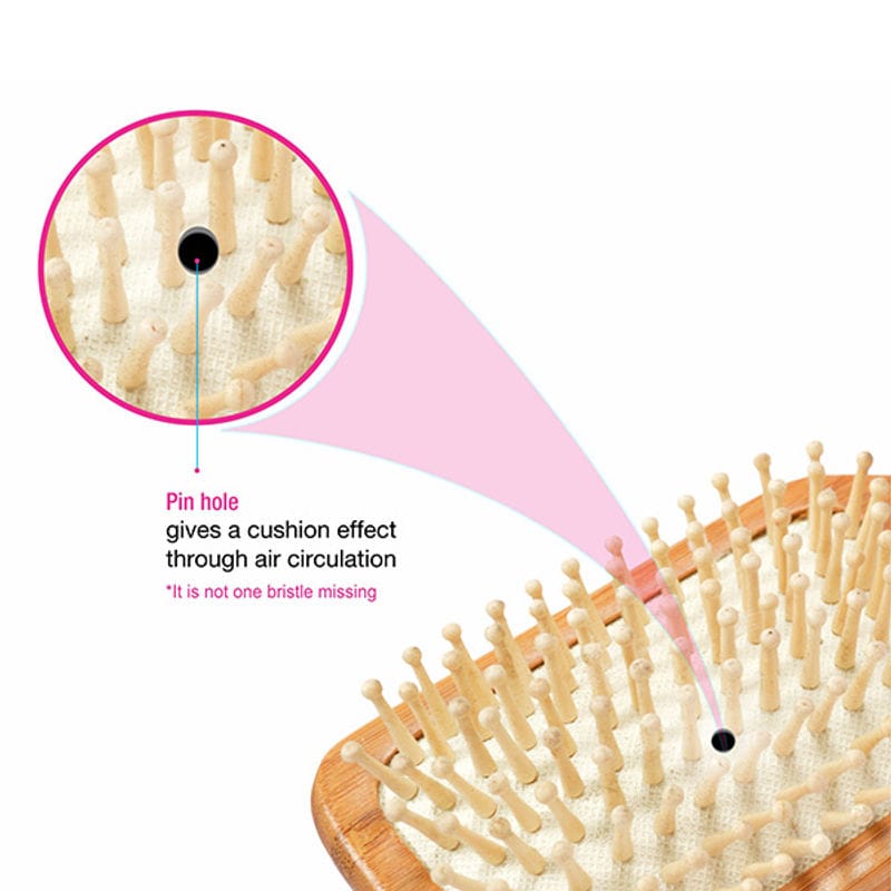 VEGA - Wooden Bristle Paddle Brush (E2-PBB)