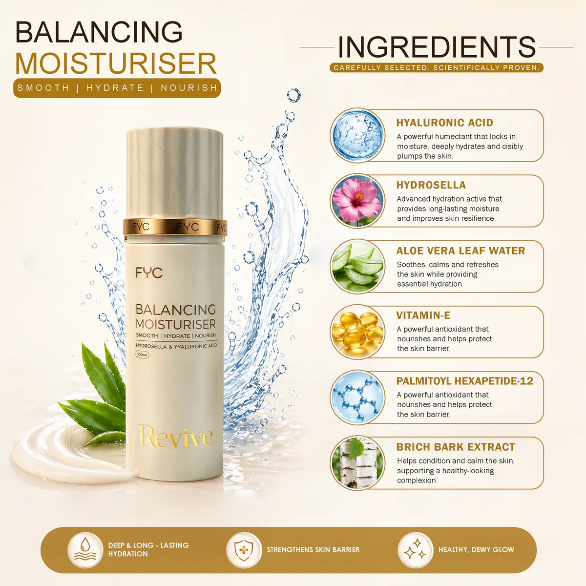 fyc Professional FYC Balancing Moisturiser – Revive (100ml)