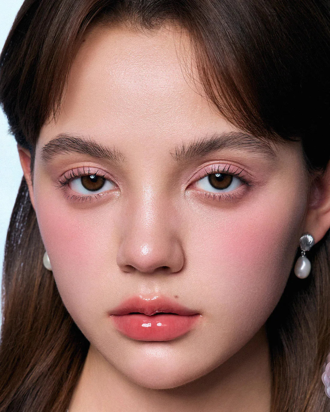 Flower Knows Shell's Jewel Silk Satin Blush S01 Sunkissed Coral
