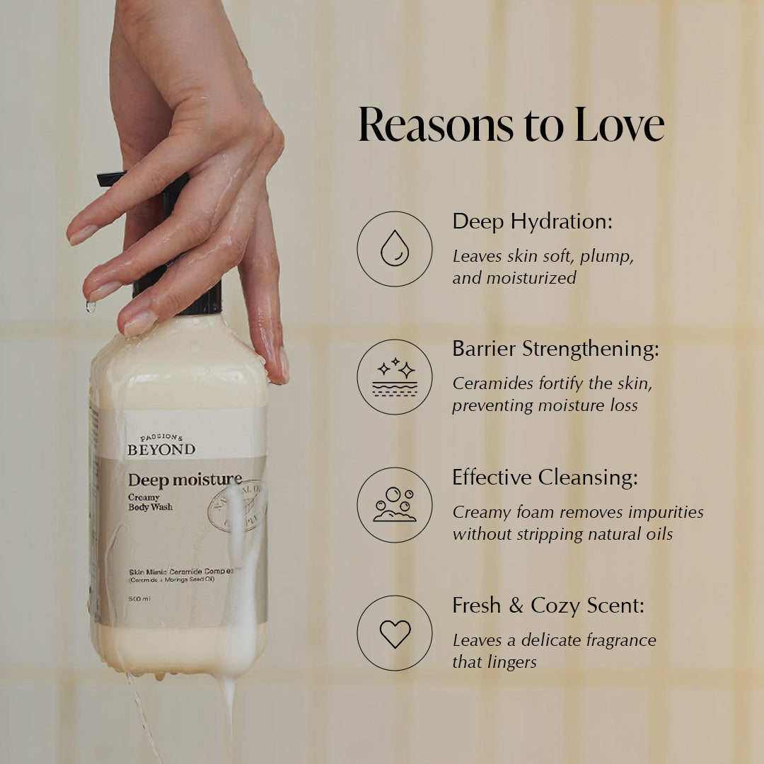 belif Ceramide Infused Body Wash, For Restoring Skin Barrier & Deep Nourishment 500ml