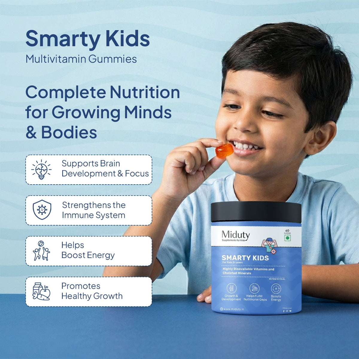Miduty Smarty Kids | Multivitamin Gummies