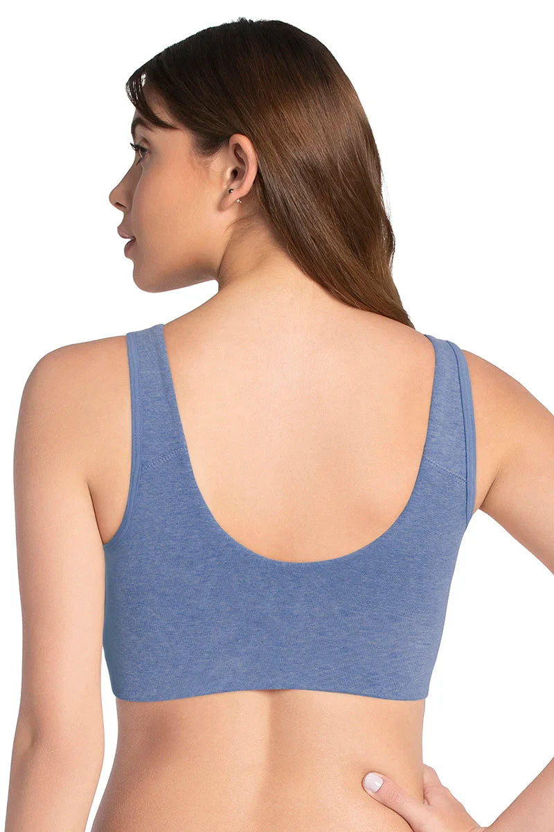Amante 78801 All Day Lounge Solid Non Padded Non-Wired Bra S / Blue Marl