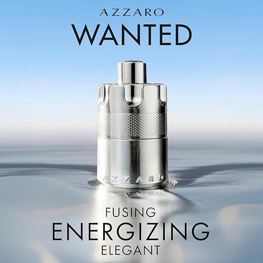 Azzaro Wanted Eau de Parfum 100 ml - Energizing & Intense Mens Cologne - Woody, Aromatic & Spicy Fragrance - Fresh Notes of Juniper Berries, Sage, Vetiver - Las