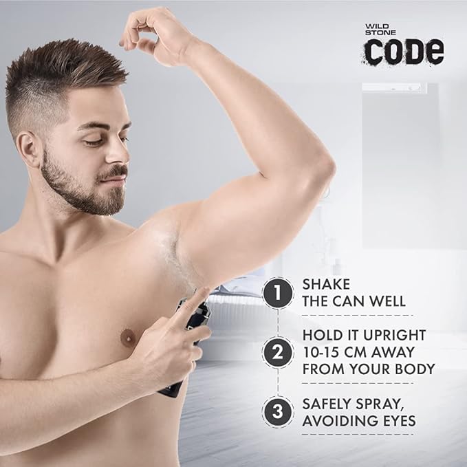 Wild Stone CODE Copper Long Lasting No Gas Perfume Body Spray For Men 120ml