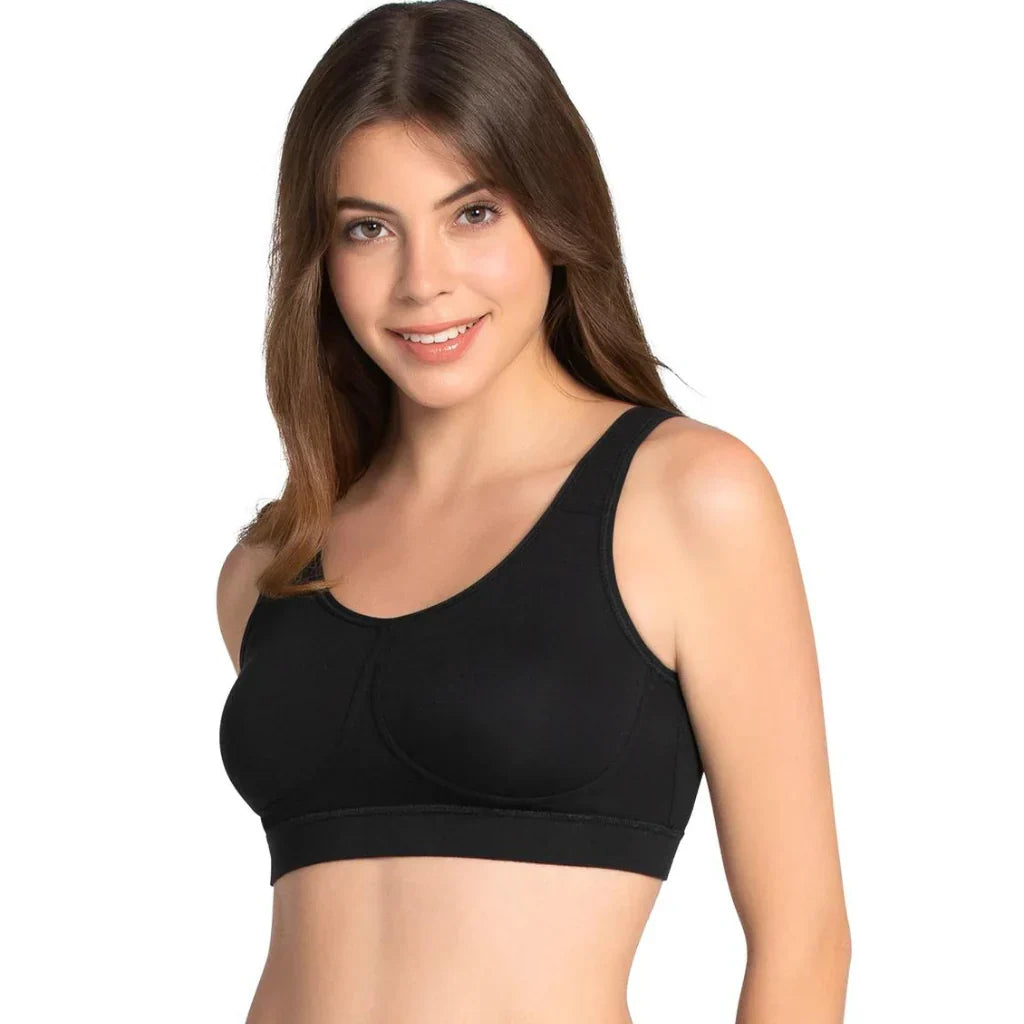 AMANTE BRA78901 All Day at Home Bra BLACK / S