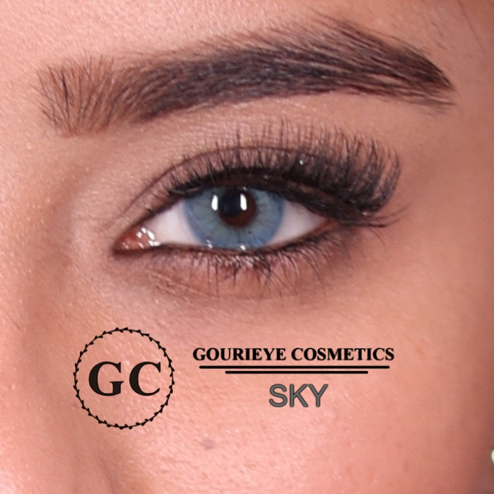 Gouri Cosmetics Premium Color Contact Lenses 5 Pair BRIDAL BROWN