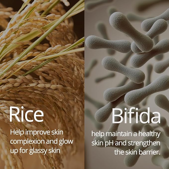 FARMSTAY Rice & Bifida Nourishing Emulsion, Dark Spots Correcting Remover with Niacinamide, Hydrating & Smoothing Rice Moisturizer for Glow Skin, for Women & Me