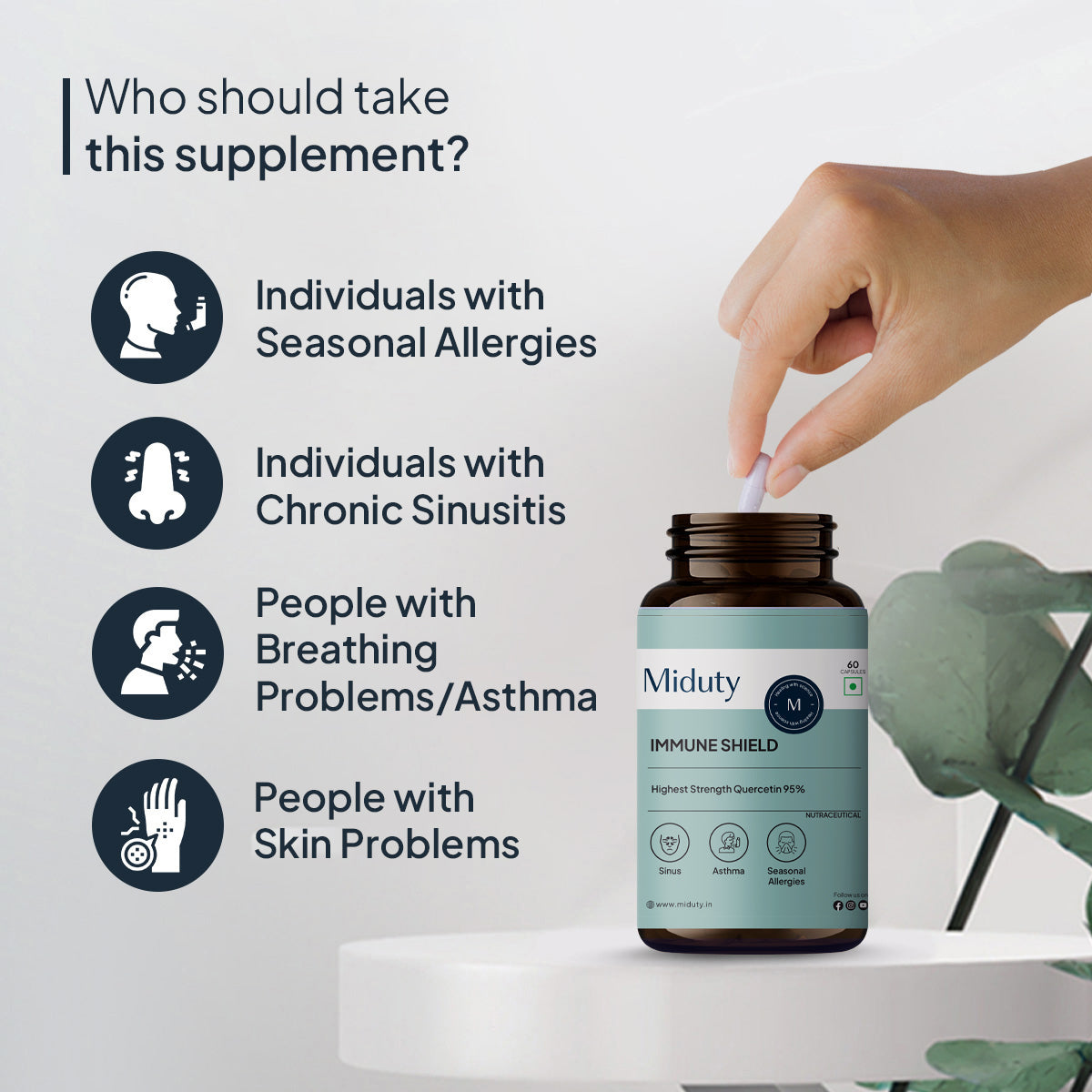 Miduty Immune Shield | Quercetin 95%