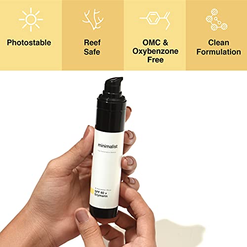 Minimalist SPF 60 Sunscreen Broad Spectrum PA++++ 50gm