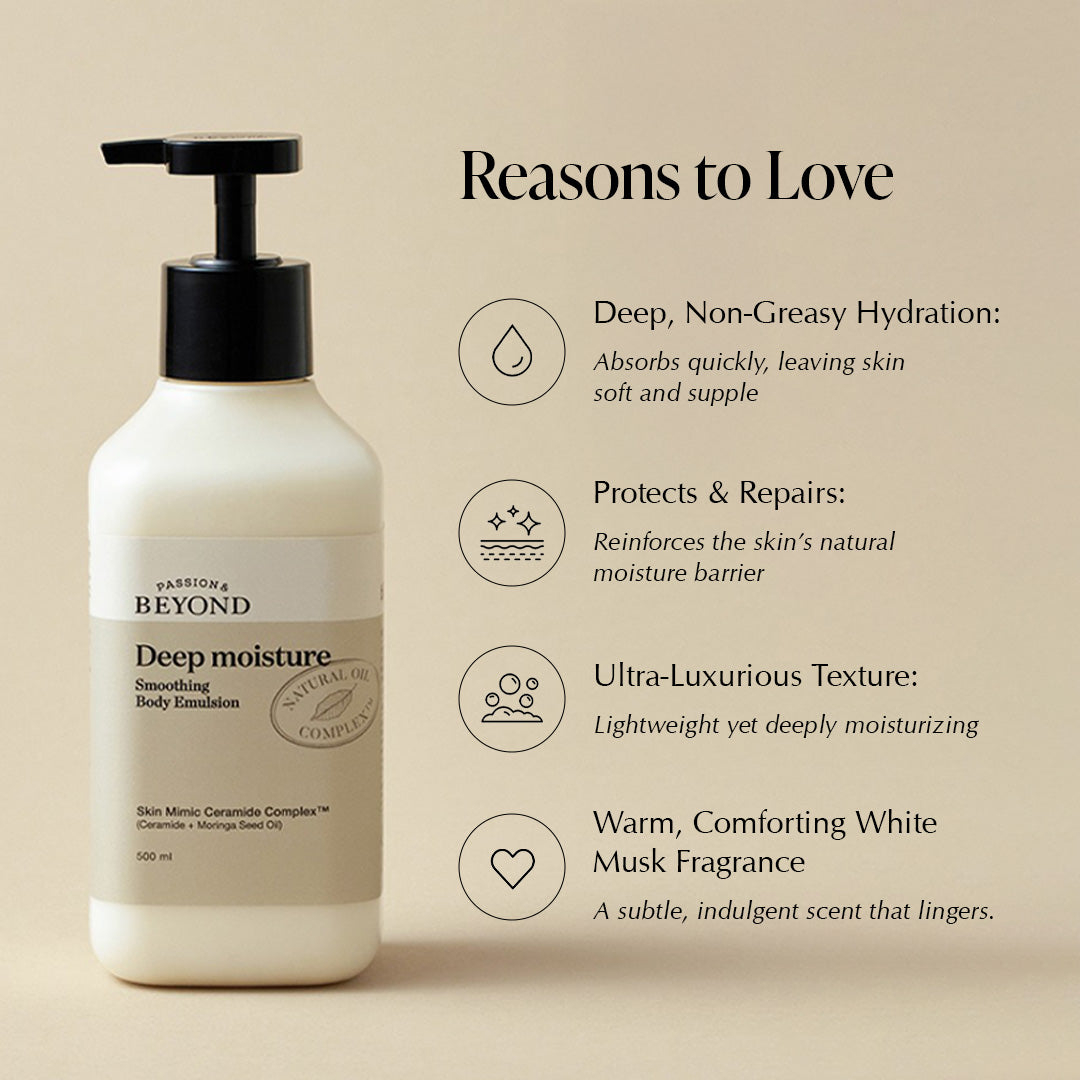 belif Ceramide Infused Body Emulsion, For Smooth Deeply Nourished Skin,500Ml