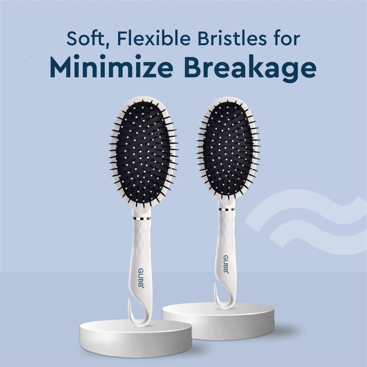Groom Town Pvt. Pvt. Serenity Hues Oval Cushion Hair Brush