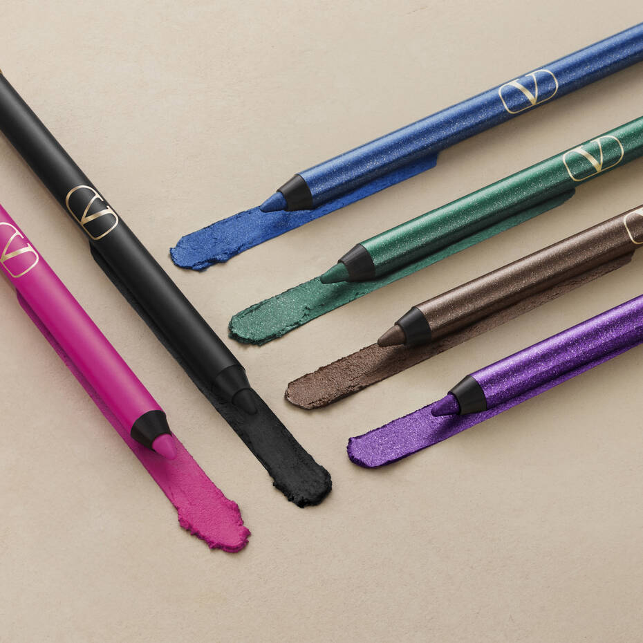 VALENTINO Colorgraph Eyeliner & Blending Brush 1.2g BROWN FONDANT