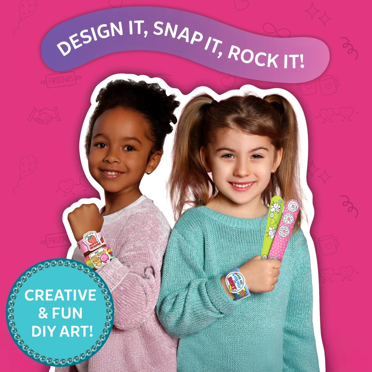 Skillmatics Snap Bandz: Friends Forever | DIY Art & Craft Activity (ages 4-10)