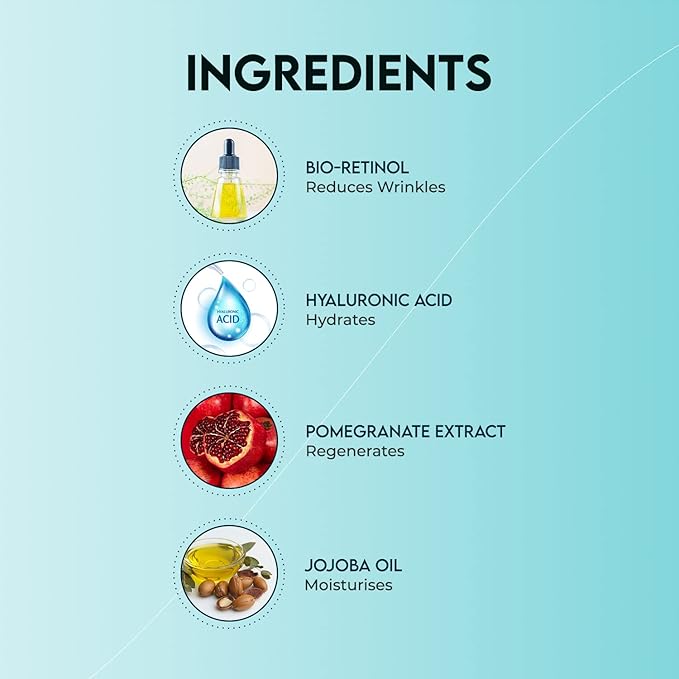 Jovees Herbal Bio-Retinol Revita Ageing Face Cream | Made with Eco-Certified Bio-Retinol | Reduce Sign of Ageing, Hyperpigmentation & Improves Uneven Skin Tone
