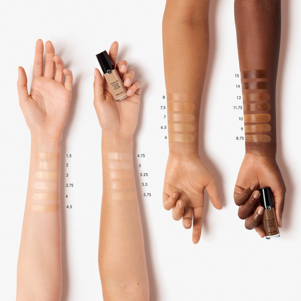 Giorgio Armani Luminous Silk Hydrating & Brightening Concealer 12ml