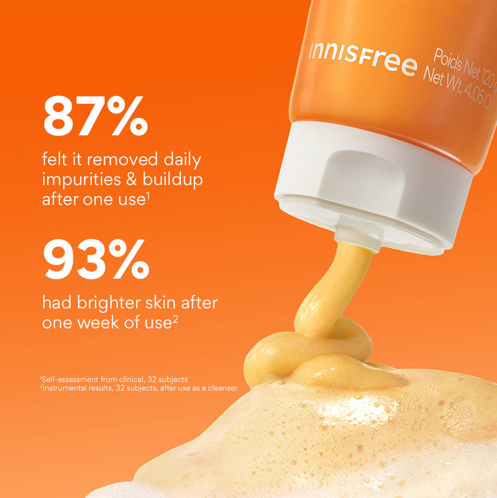 Innisfree Vitamin C Mask-to-Foam Cleanser - Brightening Cream-to-Foam Cleanser