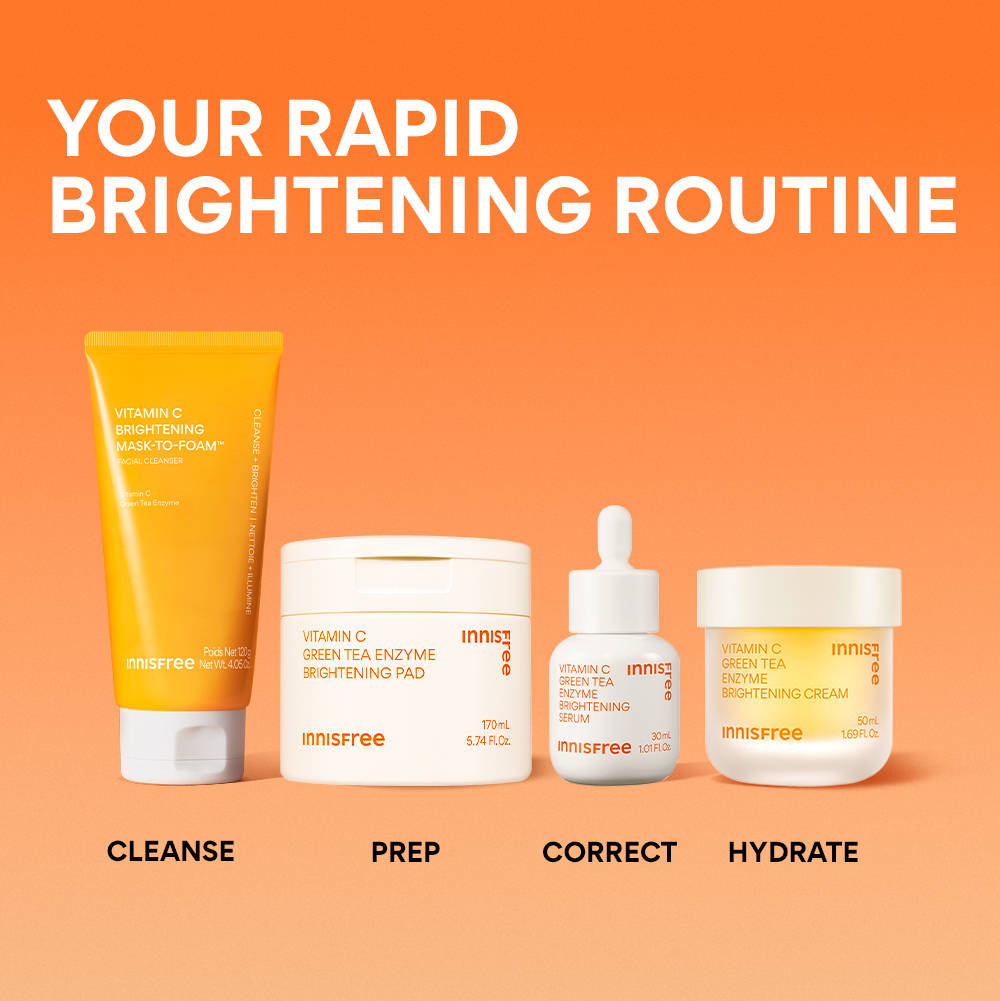 Innisfree Vitamin C Mask-to-Foam Cleanser - Brightening Cream-to-Foam Cleanser
