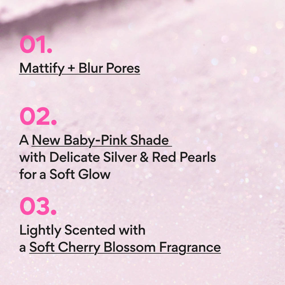 Innisfree No-Sebum Cherry Blossom Oil-Control, Matte, Pore-Blurring Shimmer Powder