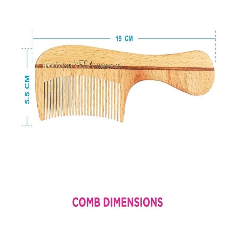 VEGA - Premium Wooden Comb (HMWC-06)