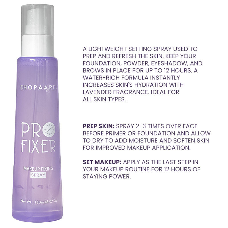 Shopaarel Pro Fixer Makeup Fixing Spray (150ml)