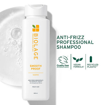 MATRIX BIOLAGE Biolage Smoothproof Professional Shampoo for Dry and Frizzy Hair, 72 HRS FRIZZ CONTROL (200ml)