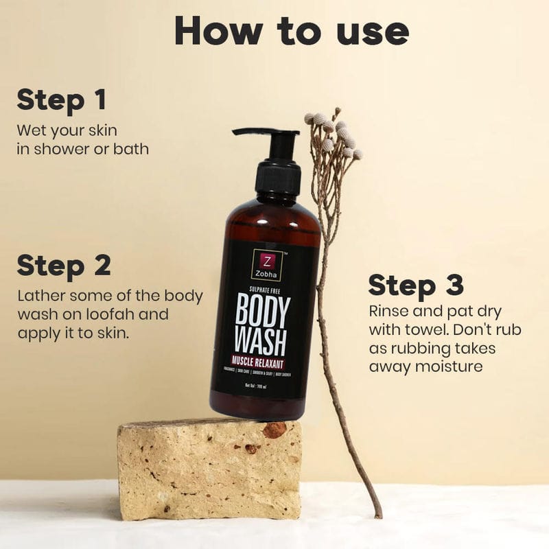 Zobha - Muscle Relaxant Body Wash (300ml)