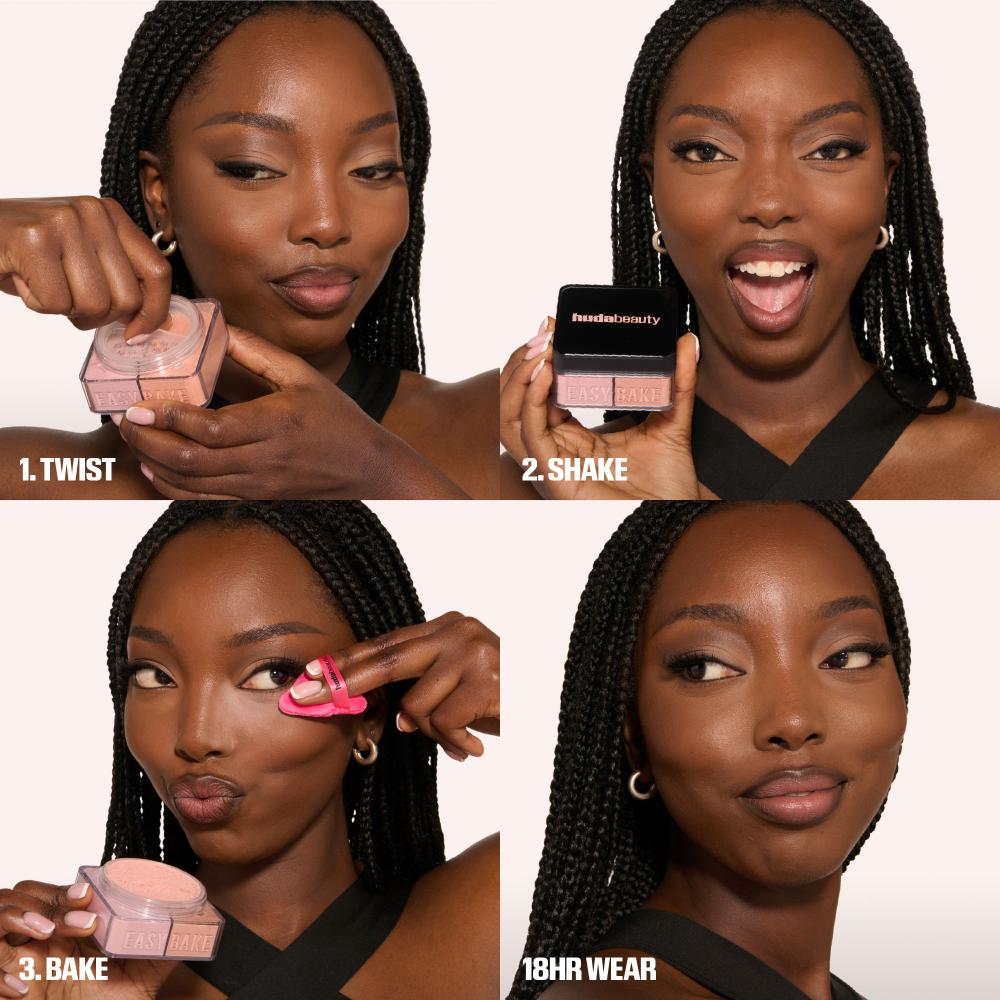 Huda Beauty Easy Bake DuoCherry - Cherry Cheesecake And Carrot Cake (13g)